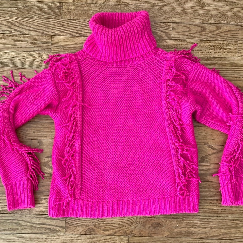 Lou & Grey Pink Turtleneck Sweater